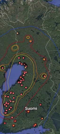 Infrasound Finland 2018-01-01